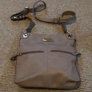 Rosetti taupe purse.